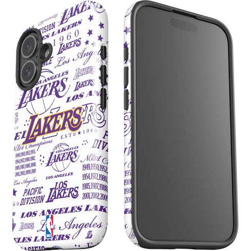 NBA LA Lakers Historic Blast iPhone 16 Impact Case